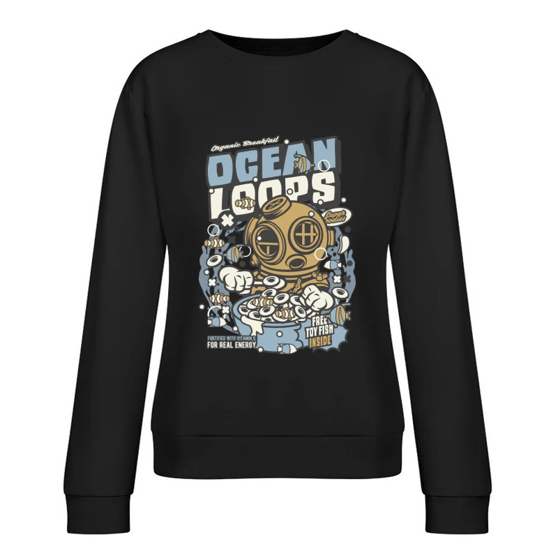 Les céréales Ocean Loops avec un scaphandre Femme Sweat-shirt à enfiler