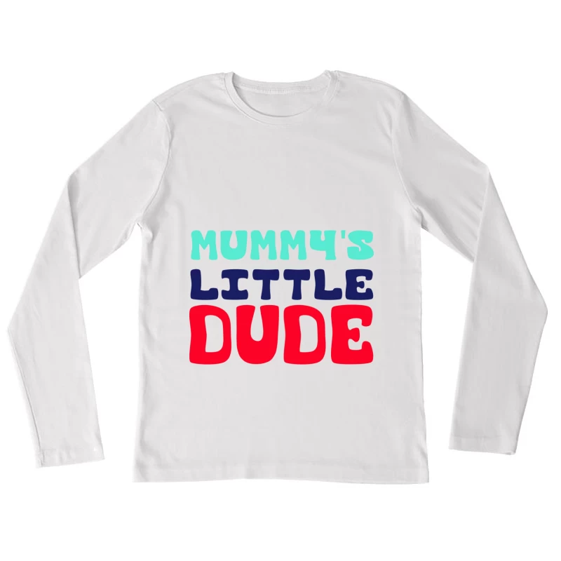 Design coloré avec texte pour enfants Femme Manches Longues T-Shirt