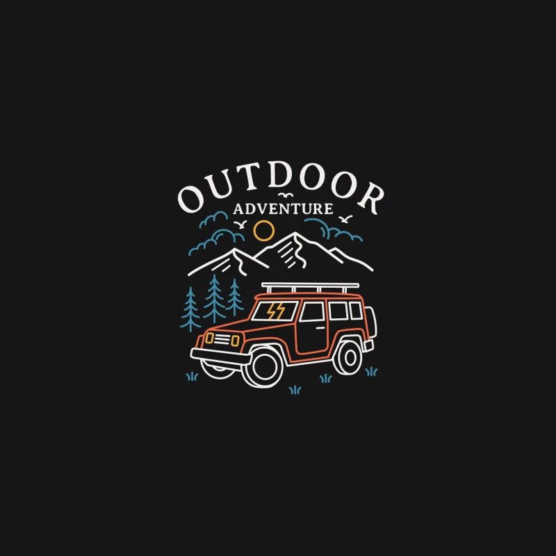 Abenteuer im Freien mit Geländewagen Damen Langarm T-Shirt