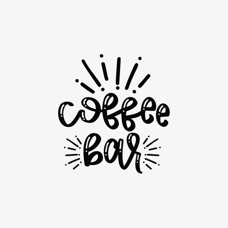 Design de bar à café Femme Manches Longues T-Shirt