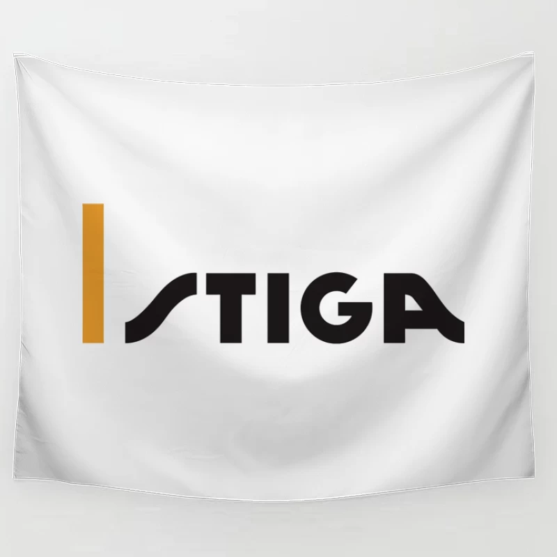 Stiga Sports Equipment Brand Logo Tapestry