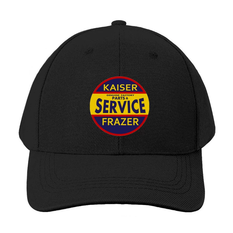 Vintage Kaiser Frazer Automotive Service and Parts Dealership Sign Baseball Cap