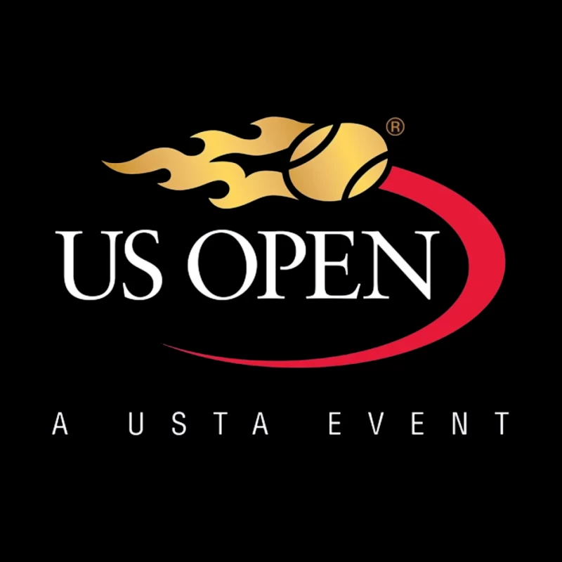 US Open Tennis Championship Tournament Logo Design Pin