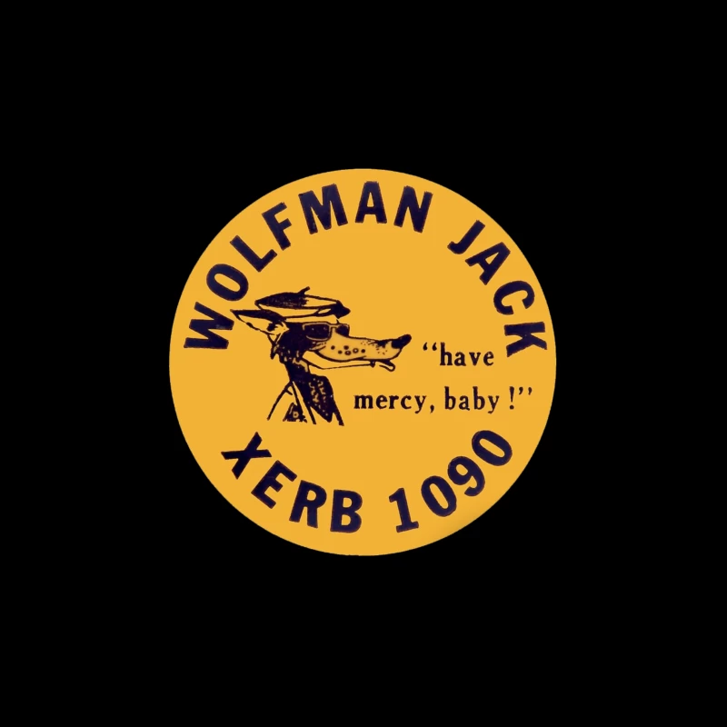 XERB Radio Wolfman Jack Tapestry