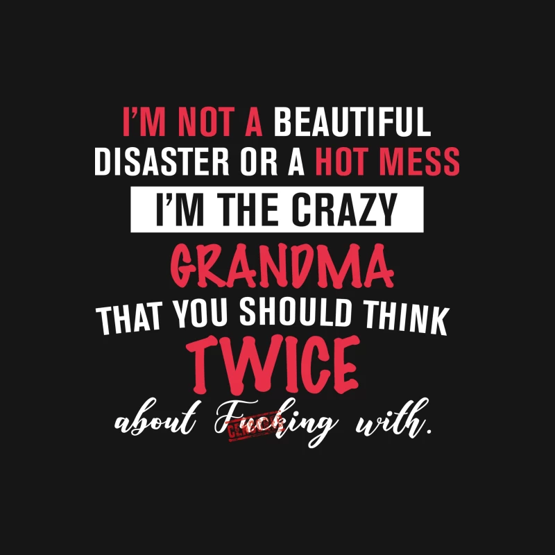 Grand-mère intrépide et audacieuse Femme T-Shirt