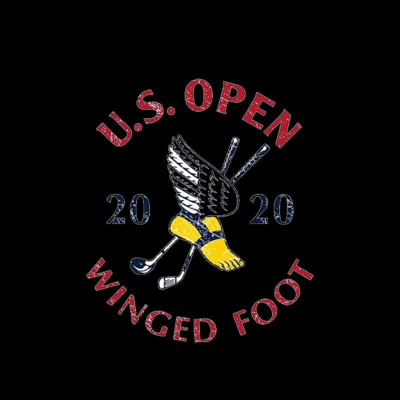 2020 US Open Golf Championship at Winged Foot Logo Design Tapestry