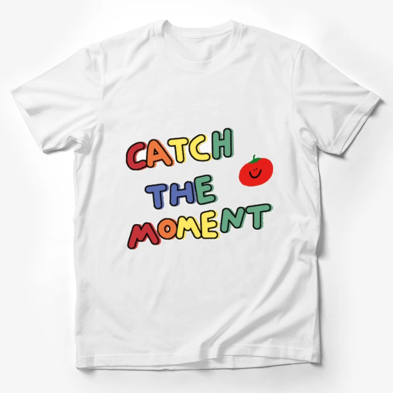 Momente festhalten mit fröhlicher Tomate Herren T-Shirt