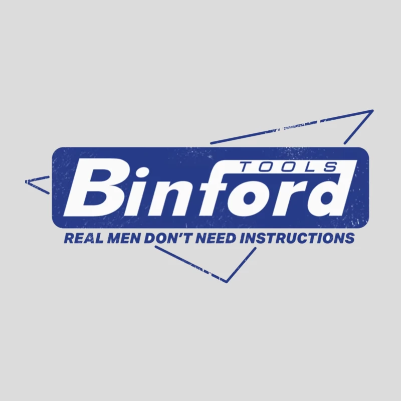 Binford Tools Vintage Logo with Masculine Marketing Slogan Baseball Cap