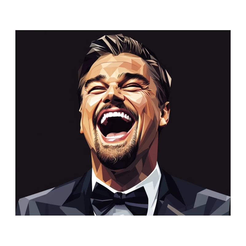 Leonardo DiCaprio Stylized Portrait Tapestry