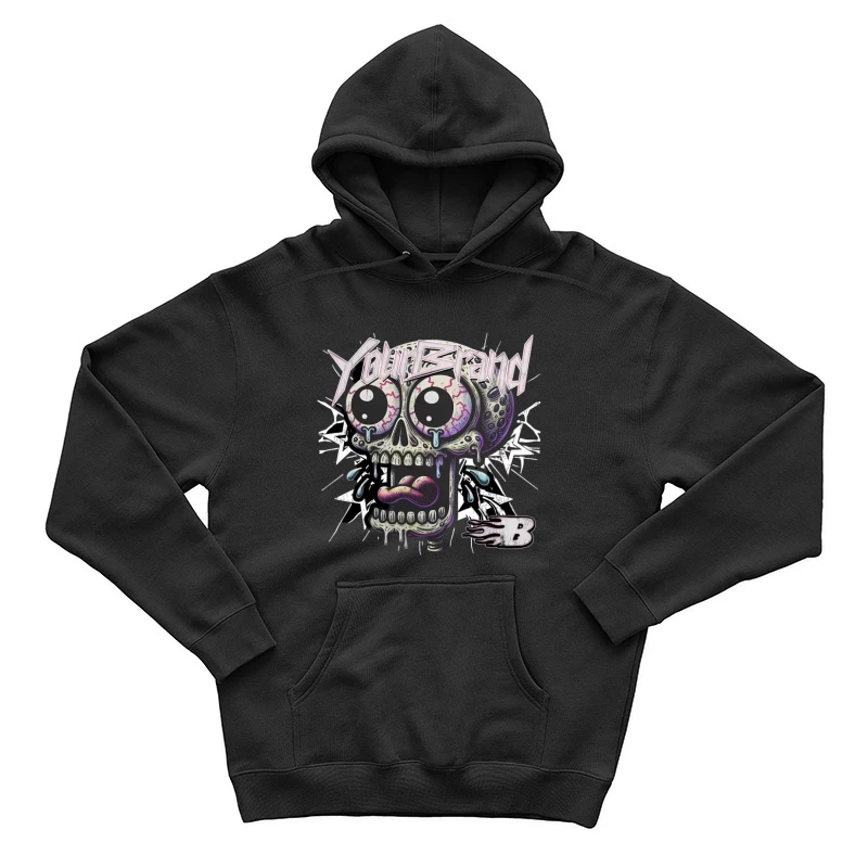 Conception de crâne en graffiti Homme Sweat à capuche