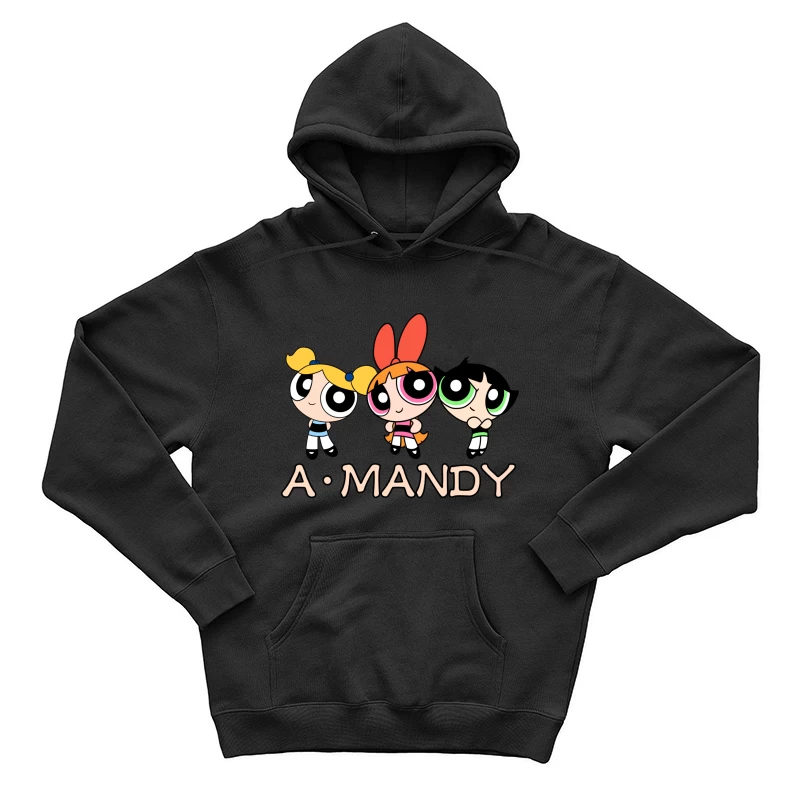 Powerpuff Mädchen Cartoon Herren Pullover Hoodie