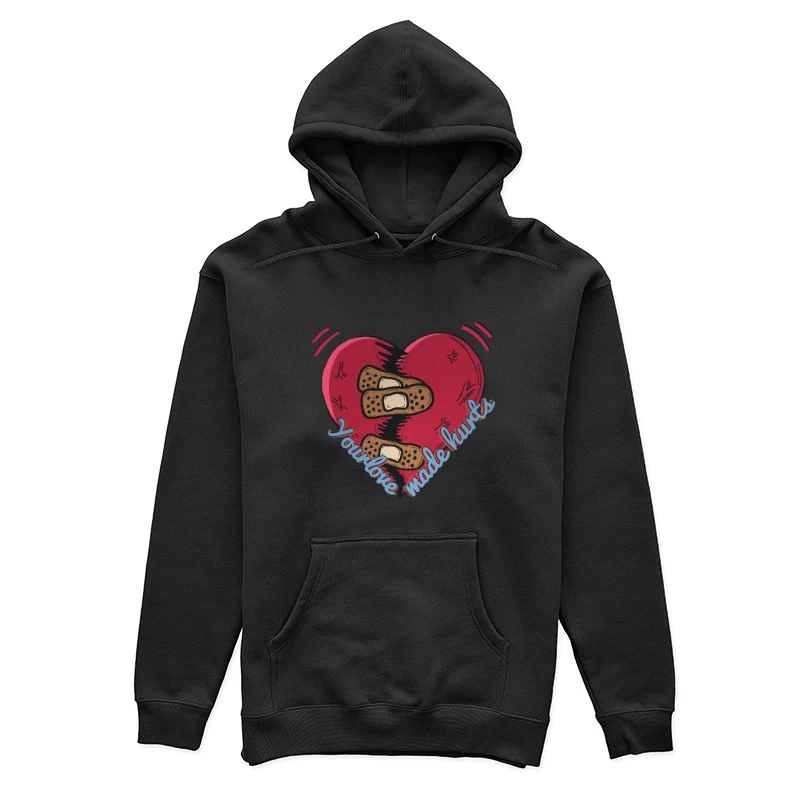 Verletztes Herz und Liebe Damen Pullover Hoodie