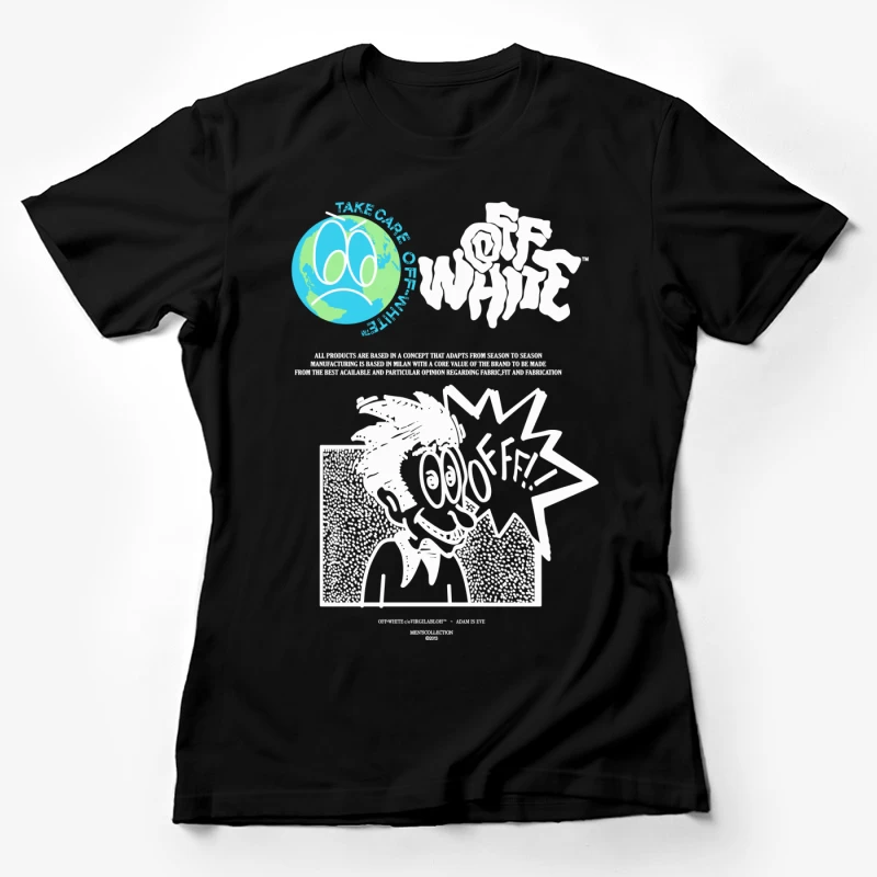 Off-White Umweltgrafik Damen T-Shirt
