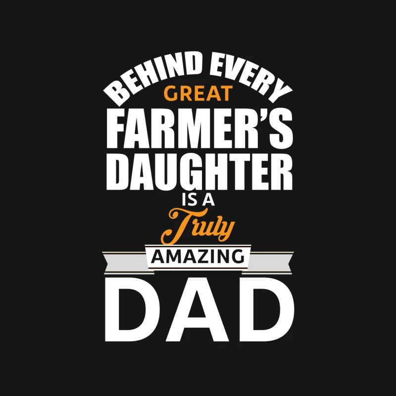 Hommage à un Papa de Fille de Fermier Homme Manches Longues T-Shirt