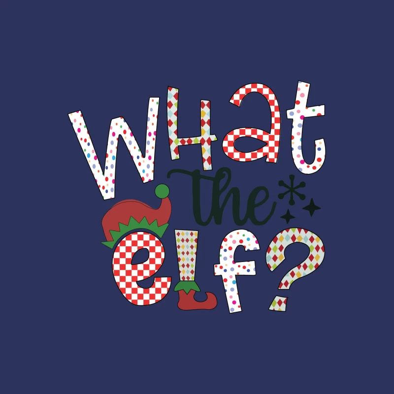 Expression drôle de Noël avec lutin Femme T-Shirt