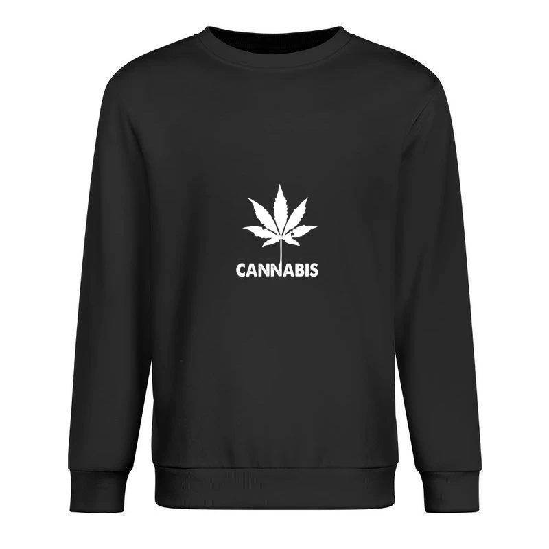 Logo de feuille de cannabis Homme Sweat-shirt à enfiler