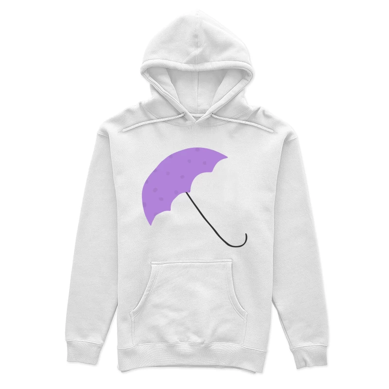 Ombrelle violette avec motifs Femme Sweat à capuche