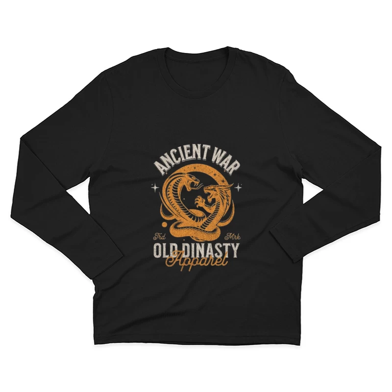 Guerre Antique des Dragons Homme Manches Longues T-Shirt