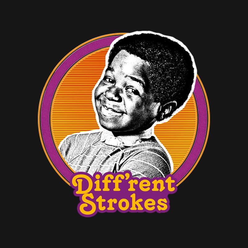 Diff_rent Strokes  80s Vintage Look Fan Design Mouse Pad