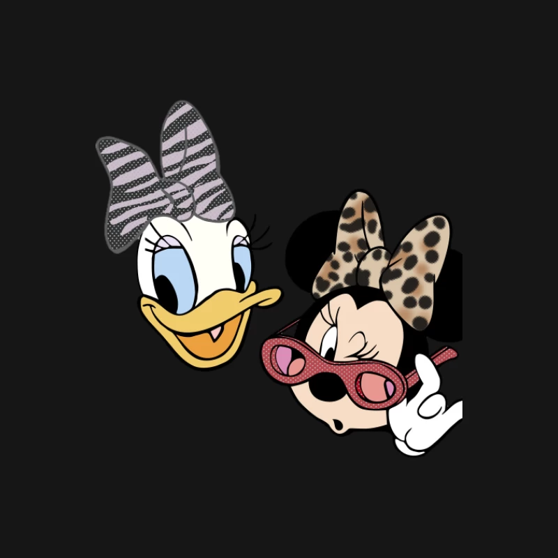 Mode dessin animé avec nœuds Homme T-Shirt