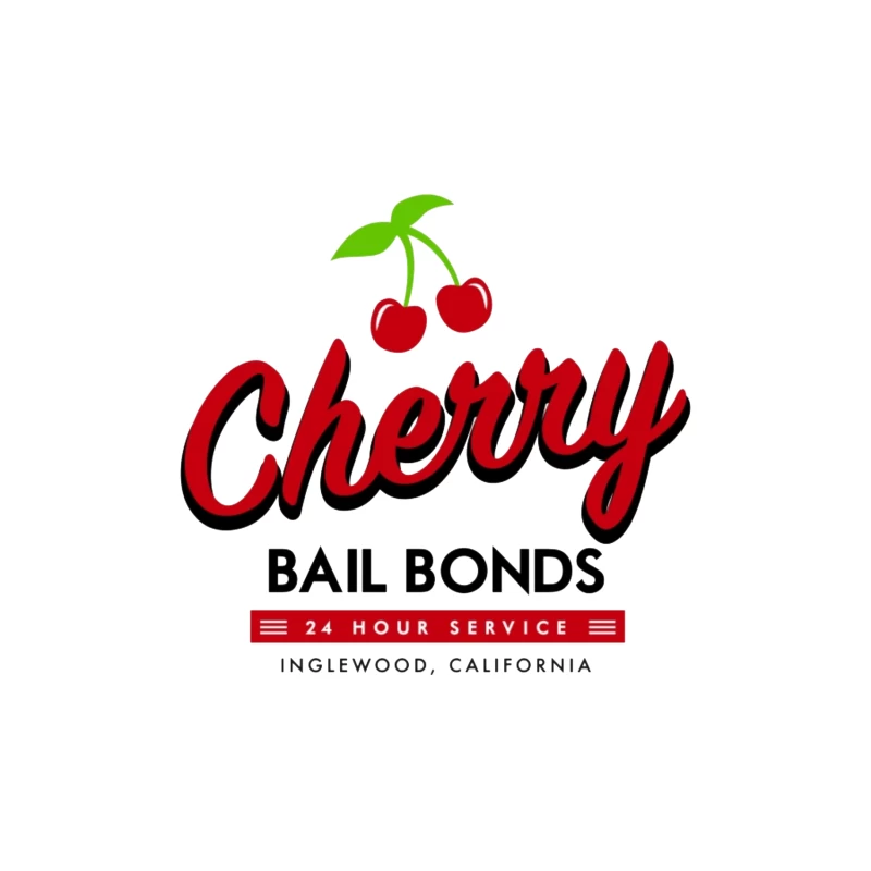 Cherry Bailbonds Throw Pillow