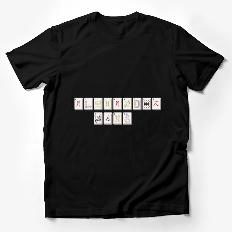 Mahjong-Spielsteine Sammlung Herren T-Shirt