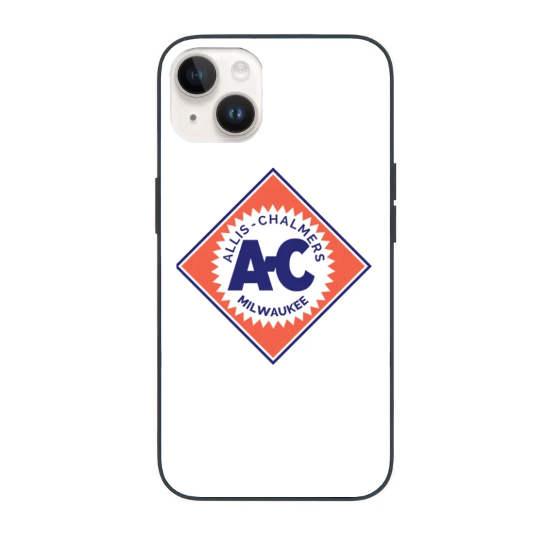 Vintage Allis-Chalmers Milwaukee Industrial Logo iPhone Case