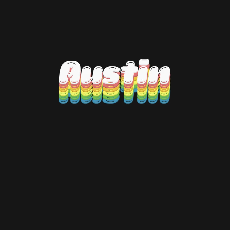 Austin, Texas  Typography design Desk Mat