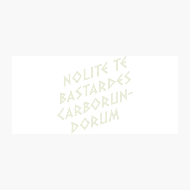 Faded Angular Typography: Latin Text in Pale Design Coffee Mug