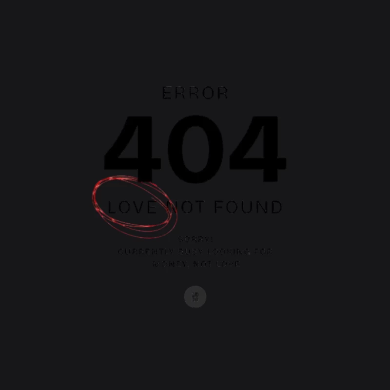 Error 404: Liebe nicht gefunden Herren Pullover Hoodie