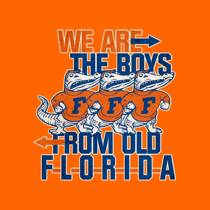 Vintage College Sports - Florida Gators "WE ARE THE BOYS" Mouse Pad