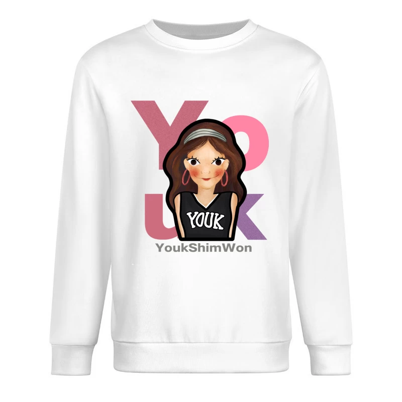 YoukShimWon Mode Illustration Herren Pullover Sweatshirt