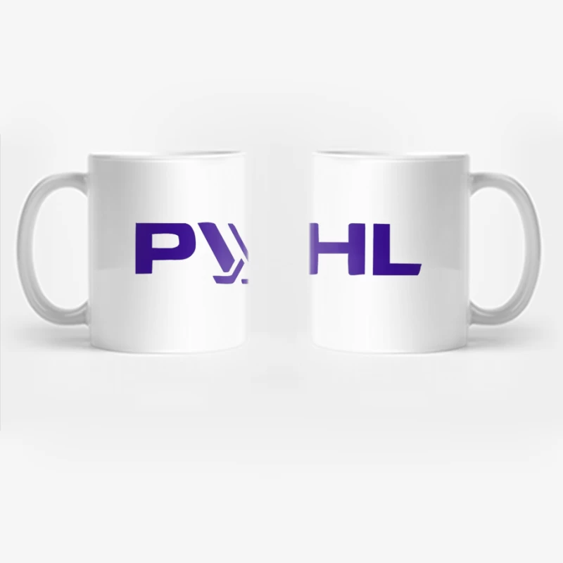 PWHL (Premier Women's Hockey League) Logo in Purple Coffee Mug