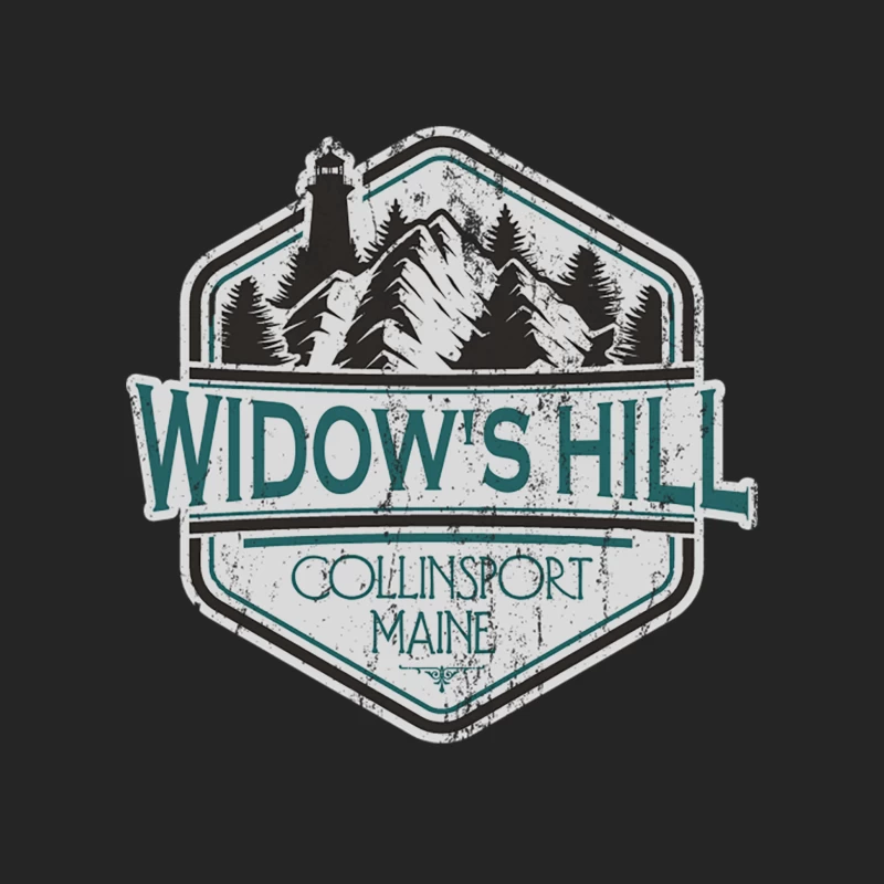Widow_s Hill from Dark Shadows - distressed travel badge Female Pullover Sweatshirt