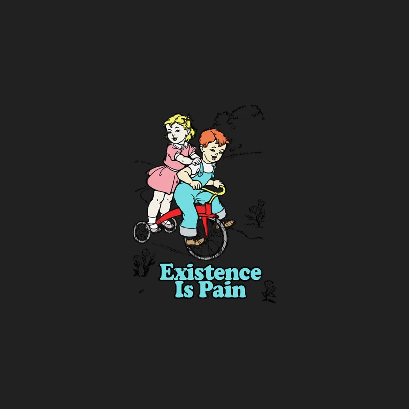 Existence Is Pain -  Existentialist Dread Statement Tee Bucket Hat