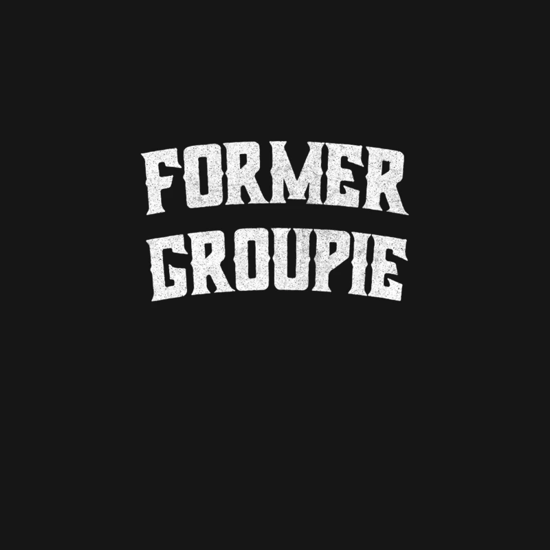 Former Groupie  Retro Typography Design Desk Mat