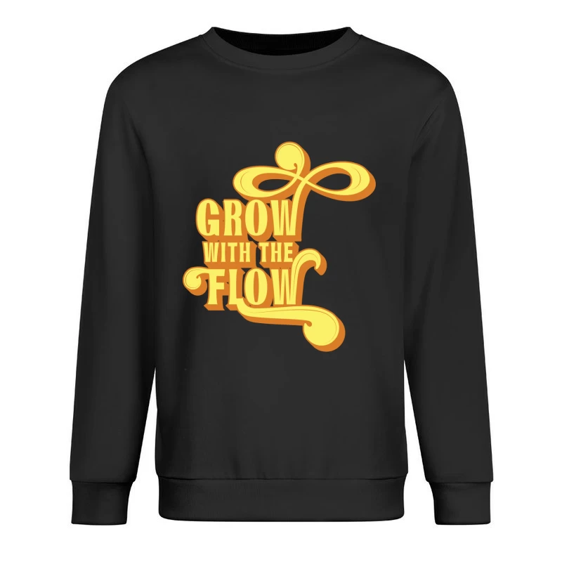 Wachse mit dem Flow Design Herren Pullover Sweatshirt