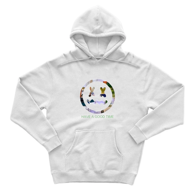 Visage géométrique, Message, Art moderne Homme Sweat à capuche