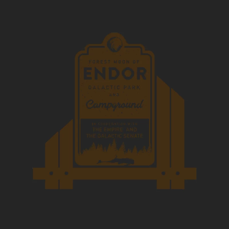 Endor Galactic Campground Male Pullover Sweatshirt