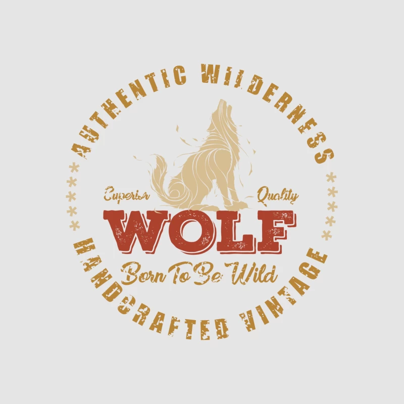 Logo de loup sauvage vintage Homme Sweat à capuche