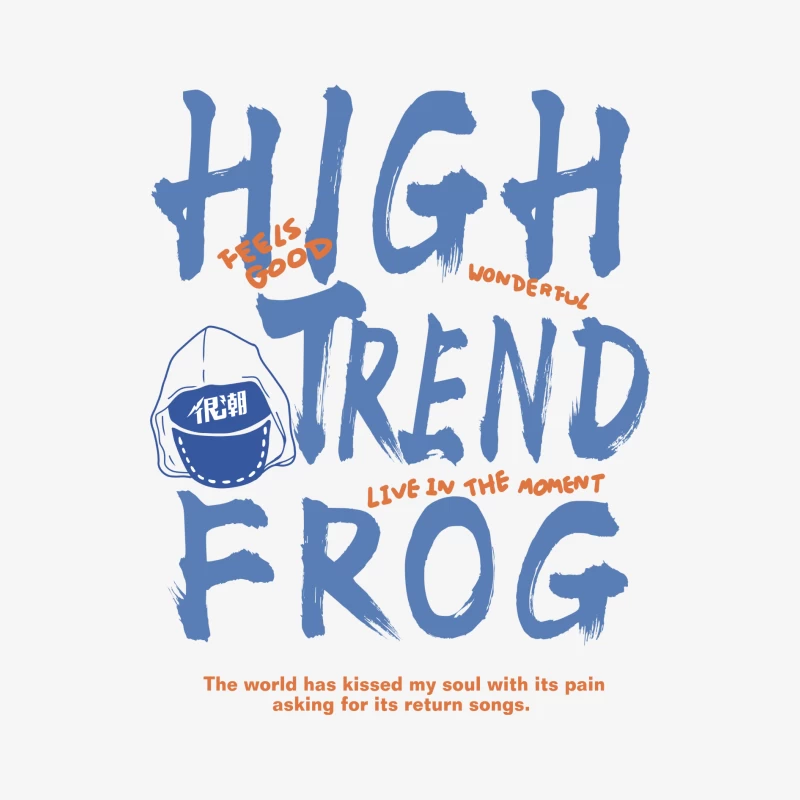 Modisches Froschdesign mit inspirierendem Zitat Herren Langarm T-Shirt