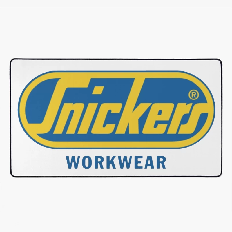 Snickers Workwear Brand Logo Design Desk Mat