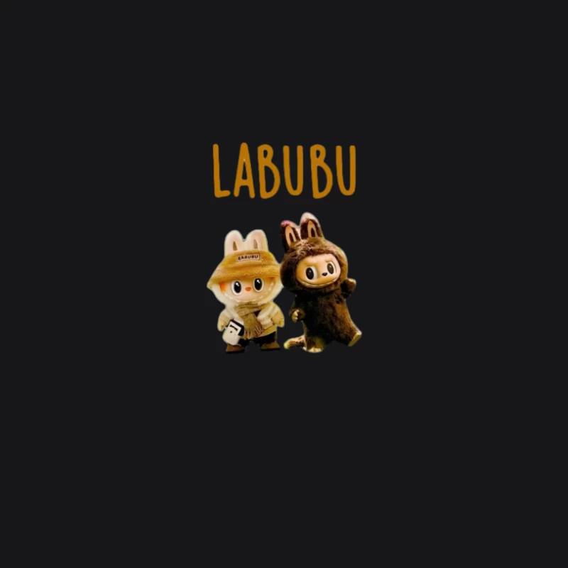 Labubu Figuren mit Hasenmützen Damen Pullover Hoodie