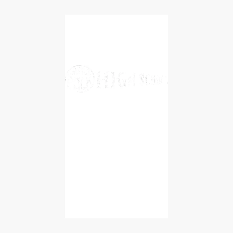 Faded White Text Barely Visible iPhone Case
