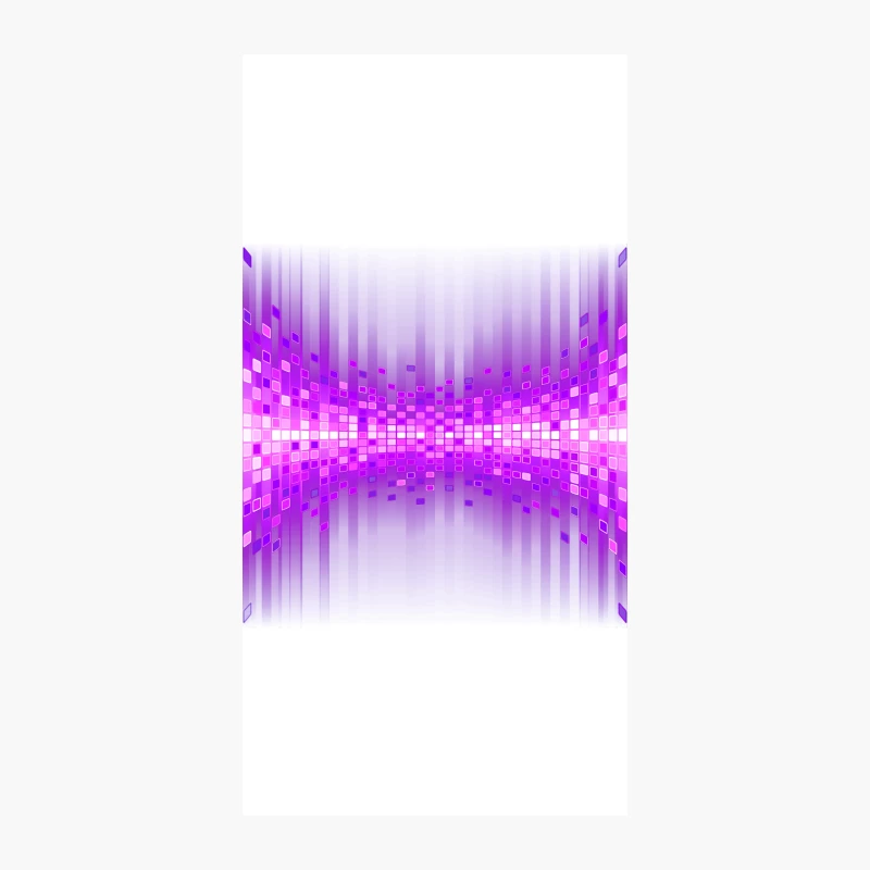Modern Purple Digital Abstract Geometric Background iPhone Case