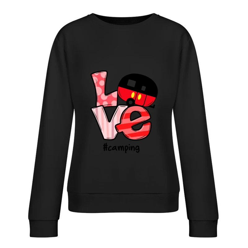 Conception d'amour colorée Femme Sweat-shirt à enfiler