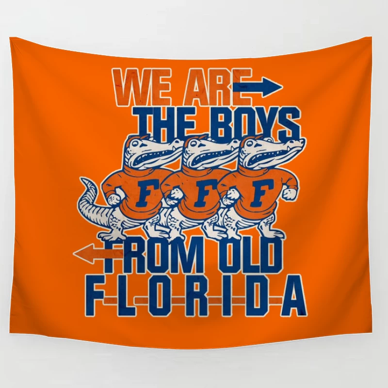 Vintage College Sports - Florida Gators "WE ARE THE BOYS" Tapestry