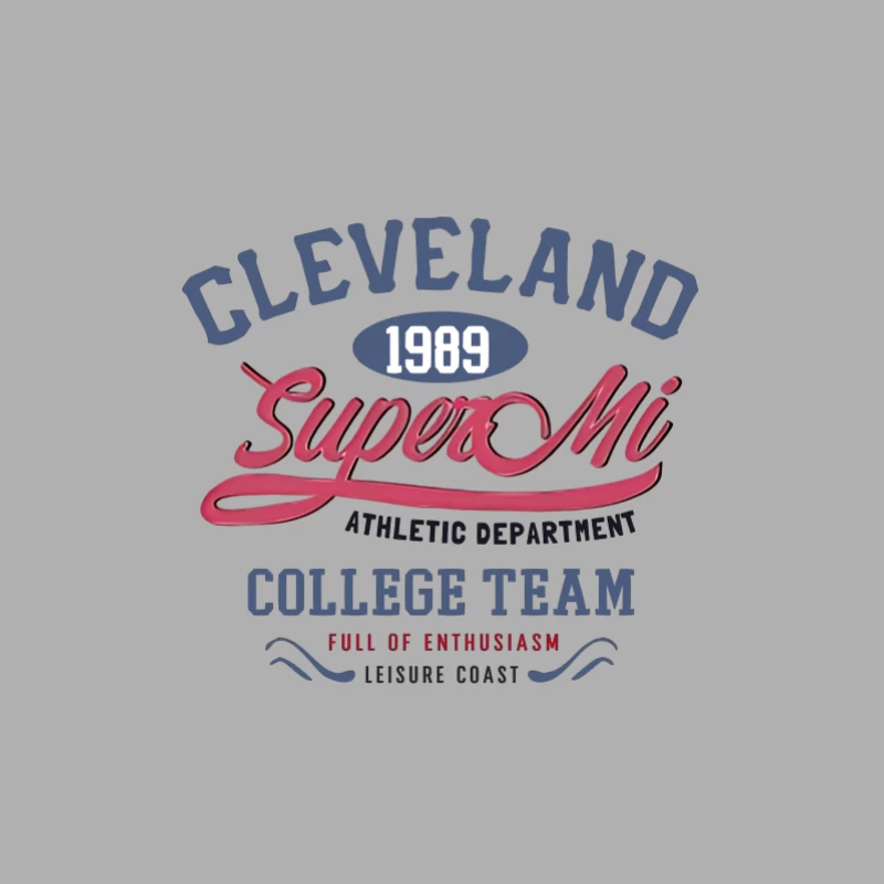 Design de l'Équipe Collégiale Cleveland Super Mi Homme Débardeur