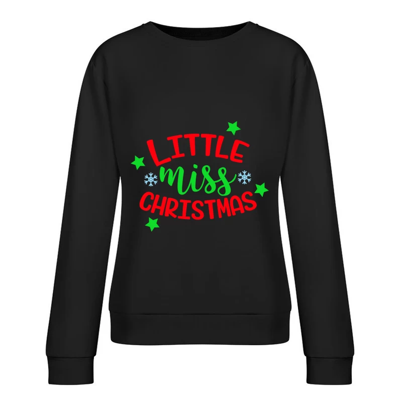 Petite Miss Noël festive Femme Sweat-shirt à enfiler