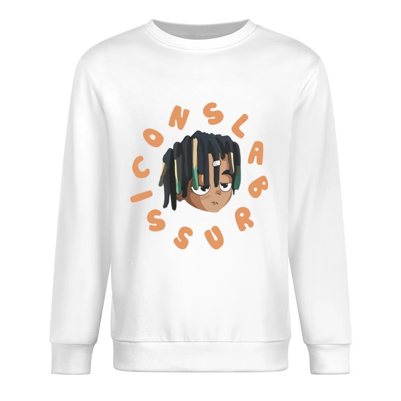 Stilvolle Cartoon-Dreadlocks-Kunst Herren Pullover Sweatshirt